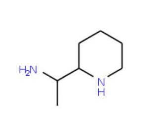 (1-Piperidin-2-ylethyl)amine - chemical structure image