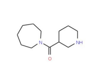 1-(Piperidin-3-ylcarbonyl)azepane (CAS 690632-28-1) - chemical structure image