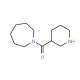 1-(Piperidin-3-ylcarbonyl)azepane (CAS 690632-28-1) - chemical structure image