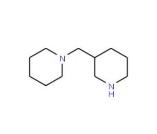 1-(Piperidin-3-ylmethyl)piperidine (CAS 81310-56-7) - chemical structure image