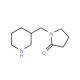 1-Piperidin-3-ylmethyl-pyrrolidin-2-one (CAS 876709-32-9) - chemical structure image
