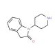 1-Piperidin-4-yl-1,3-dihydro-2H-indol-2-one (CAS 90536-91-7) - chemical structure image