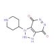 1-(piperidin-4-yl)-1H,4H,5H,6H,7H-[1,2,3]triazolo[4,5-d]pyridazine-4,7-dione - chemical structure image