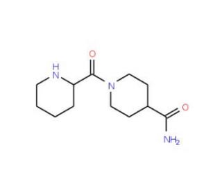 1-(Piperidine-2-carbonyl)-piperidine-4-carboxylic acid amide - chemical structure image
