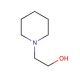 1-Piperidineethanol (CAS 3040-44-6) - chemical structure image