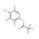 1-Pivaloyl-2,3,5-trimethylhydroquinone (CAS 112109-69-0) - chemical structure image