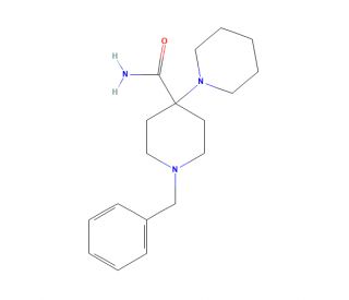 1&prime;-Benzyl-1,4&prime;-bipiperidine-4&prime;-carboxamide (CAS 1762-50-1) - chemical structure image