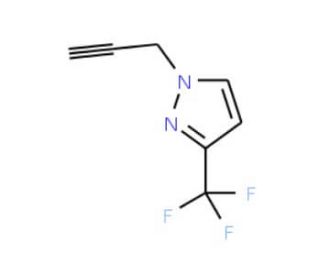 1-Prop-2-ynyl-3-(trifluoromethyl)-1H-pyrazole - chemical structure image