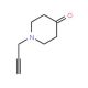 1-prop-2-ynylpiperidin-4-one (CAS 857190-11-5) - chemical structure image