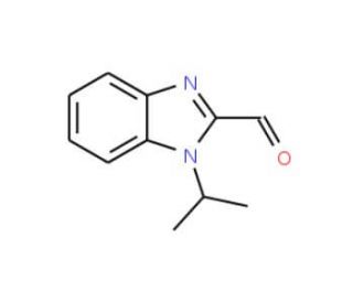 1-(propan-2-yl)-1H-1,3-benzodiazole-2-carbaldehyde (CAS 339547-40-9) - chemical structure image