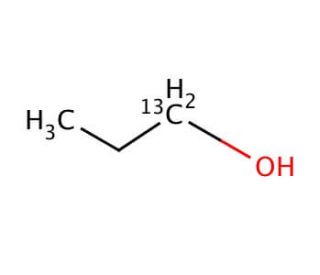 1-Propanol-1-13C (CAS 84615-47-4) - chemical structure image