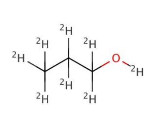1-Propanol-d8 (CAS 61393-63-3) - chemical structure image