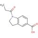 1-propanoyl-2,3-dihydro-1H-indole-5-carboxylic acid - chemical structure image