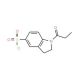 1-Propionyl-2,3-dihydro-1H-indole-5-sulfonyl chloride - chemical structure image