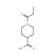 1-propionylpiperidine-4-carboxylic acid - chemical structure image