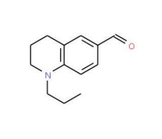 1-Propyl-1,2,3,4-tetrahydro-quinoline-6-carbaldehyde (CAS 876710-88-2) - chemical structure image
