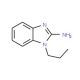 1-Propyl-1H-benzoimidazol-2-ylamine (CAS 57667-50-2) - chemical structure image