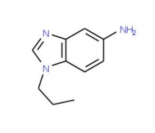 1-Propyl-1H-benzoimidazol-5-ylamine - chemical structure image