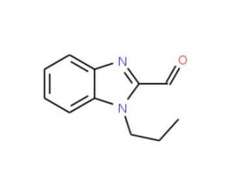 1-Propyl-1H-benzoimidazole-2-carbaldehyde - chemical structure image