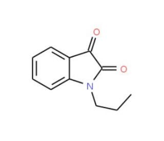 1-Propyl-1H-indole-2,3-dione (CAS 41042-12-0) - chemical structure image