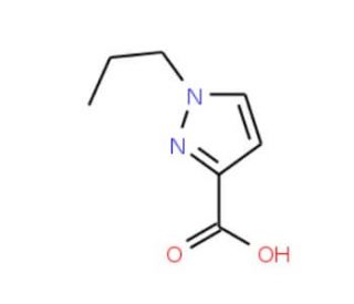 1-Propyl-1H-pyrazole-3-carboxylic acid - chemical structure image