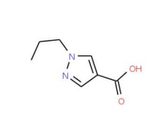 1-Propyl-1H-pyrazole-4-carboxylic acid - chemical structure image
