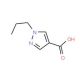 1-Propyl-1H-pyrazole-4-carboxylic acid - chemical structure image