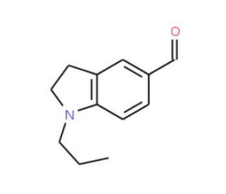 1-Propyl-2,3-dihydro-1H-indole-5-carbaldehyde - chemical structure image