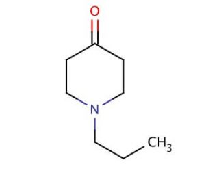 1-Propyl-4-piperidone (CAS 23133-37-1) - chemical structure image