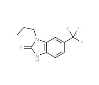 1-propyl-6-(trifluoromethyl)-1H-benzimidazole-2-thiol - chemical structure image