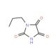 1-propylimidazolidine-2,4,5-trione (CAS 40408-38-6) - chemical structure image