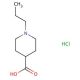 1-propylpiperidine-4-carboxylic acid hydrochloride - chemical structure image