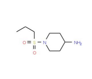 1-(propylsulfonyl)piperidin-4-amine - chemical structure image