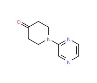 1-(pyrazin-2-yl)piperidin-4-one - chemical structure image