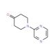 1-(pyrazin-2-yl)piperidin-4-one - chemical structure image