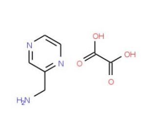 1-Pyrazin-2-ylmethylamine oxalate - chemical structure image