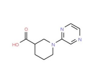 1-pyrazin-2-ylpiperidine-3-carboxylic acid - chemical structure image