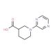 1-pyrazin-2-ylpiperidine-3-carboxylic acid - chemical structure image