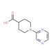 1-pyrazin-2-ylpiperidine-4-carboxylic acid - chemical structure image