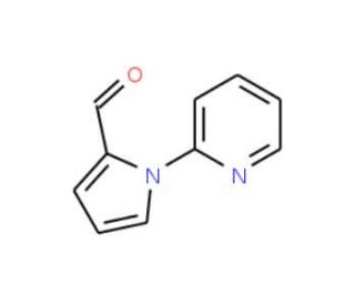 1-Pyridin-2-yl-1H-pyrrole-2-carbaldehyde (CAS 383136-44-5) - chemical structure image