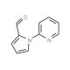 1-Pyridin-2-yl-1H-pyrrole-2-carbaldehyde (CAS 383136-44-5) - chemical structure image