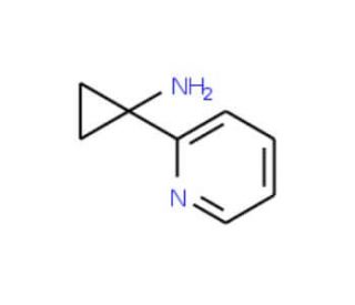 1-Pyridin-2-yl-cyclopropylamine (CAS 503417-37-6) - chemical structure image