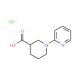 1-(pyridin-2-yl)piperidine-3-carboxylic acid hydrochloride - chemical structure image