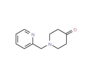 1-(pyridin-2-ylmethyl)piperidin-4-one (CAS 41661-56-7) - chemical structure image