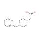 (1-Pyridin-2-ylmethyl-piperidin-4-yl)-acetic acid - chemical structure image