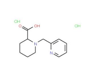 1-(pyridin-2-ylmethyl)piperidine-2-carboxylic acid dihydrochloride - chemical structure image