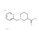 1-(Pyridin-2-ylmethyl)piperidine-3-carboxylic acid dihydrochloride (CAS 887444-94-2) - chemical structure image