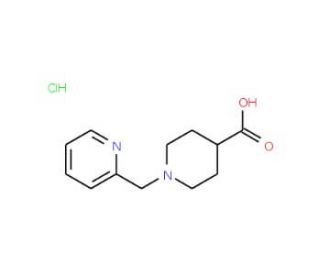 1-Pyridin-2-ylmethyl-piperidine-4-carboxylic acid hydrochloride - chemical structure image
