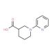 1-Pyridin-2-ylpiperidine-3-carboxylic acid (CAS 876718-04-6) - chemical structure image