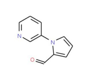 1-Pyridin-3-yl-1H-pyrrole-2-carbaldehyde (CAS 383136-42-3) - chemical structure image